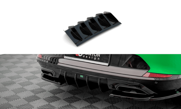 MAXTON DESIGN - Difúzor zadného nárazníka V.2 CUPRA FORMENTOR Mk1/Mk1 facelift, Čierny lesk