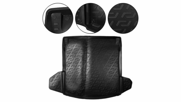 Gumená 3D vanička so zvýšeným okrajom do batožinového priestoru FORD C MAX II 5 MIESTNY