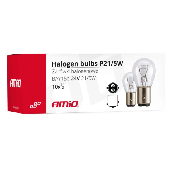 Halogénové žiarovky P21/5W BAY15D 24V 21W/5W 10ks – Obrázok 3