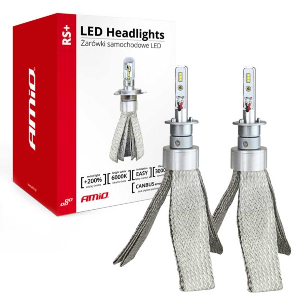 LED žiarovky pre hlavné svietenie H1 50W RS+ Slim séria