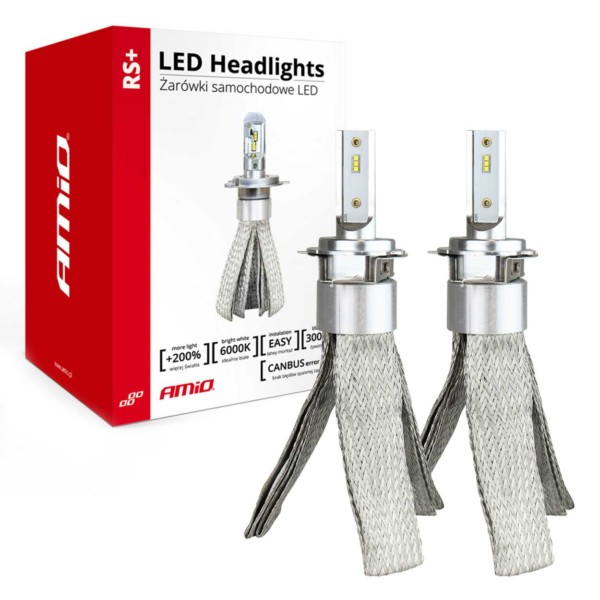 LED žiarovky pre hlavné svietenie H7-1 50W RS+ Slim séria