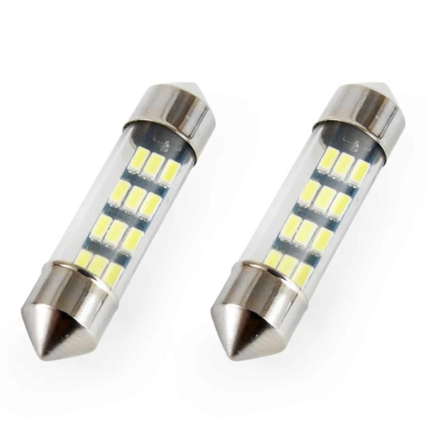LED žiarovky STANDARD 3014 12SMD Festoon C5W C10W C3W 36mm White 12V – Obrázok 2