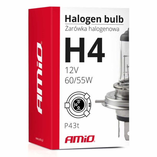 Halogénová žiarovka H4 12V 60/55W UV filter (E4) – Obrázok 5