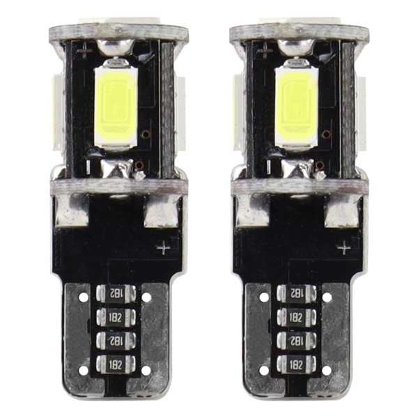 LED žiarovky CANBUS 5SMD 5730 T10 (W5W) White