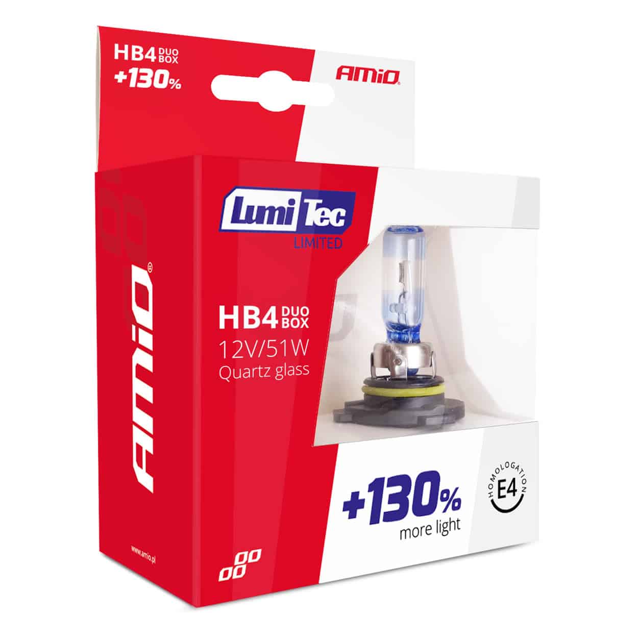 Halogénový DUO blister (2ks) HB4 12V 51W sada LumiTec LIMITED +130% – Obrázok 3