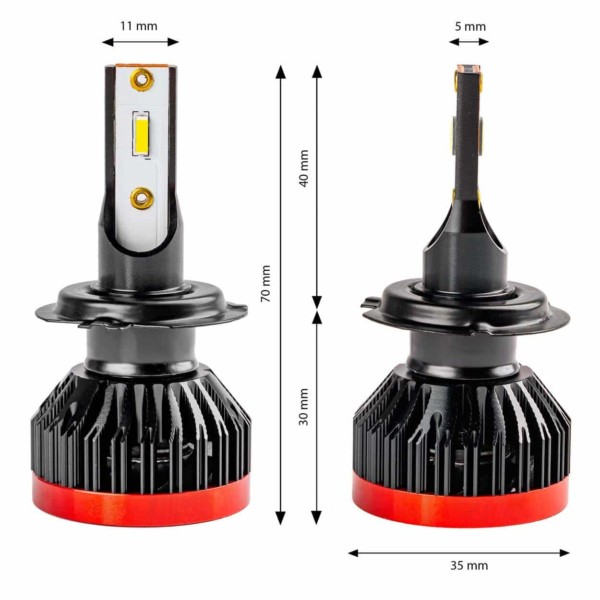 LED žiarovky hlavného svietenia H7 BF séria AMiO – Obrázok 2