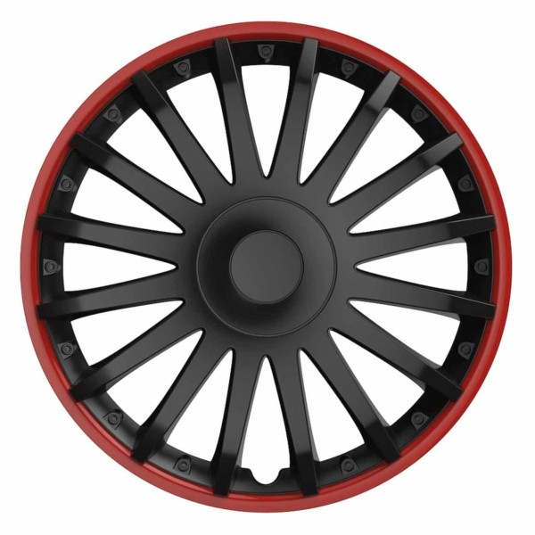 Puklica Crystal 15" Black&Red