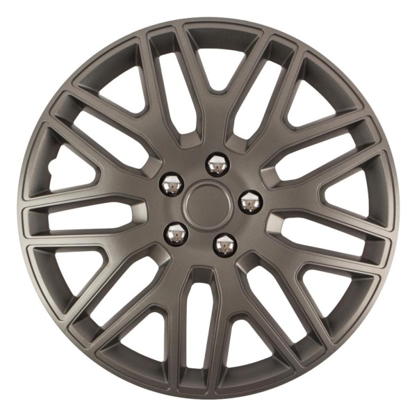 Puklica DAKAR NC 15" GRAPHITE s chrómovými skrutkami