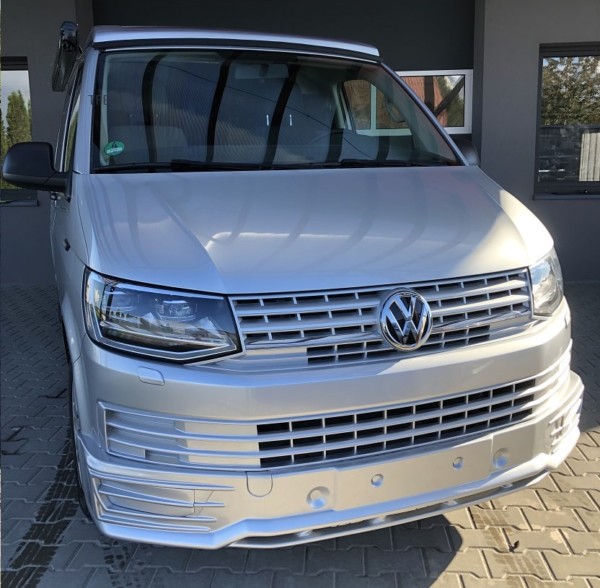 TFB Spoiler/podnárazník predného nárazníka Sportline look pre VW T6 – Obrázok 2