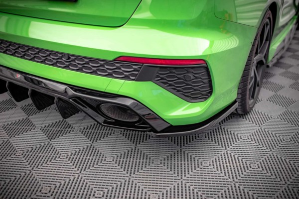 MAXTON DESIGN - Bočné difúzory zadného nárazníka AUDI RS3 8Y – Obrázok 4