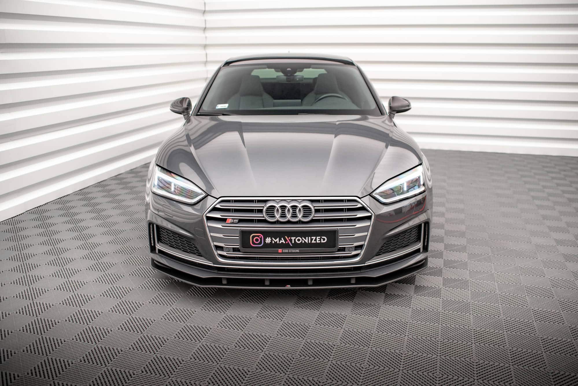 MAXTON DESIGN - STREET PRO Spoiler pod predný nárazník AUDI A5 S-LINE / S5 COUPE / SPORTBACK F5 – Obrázok 2