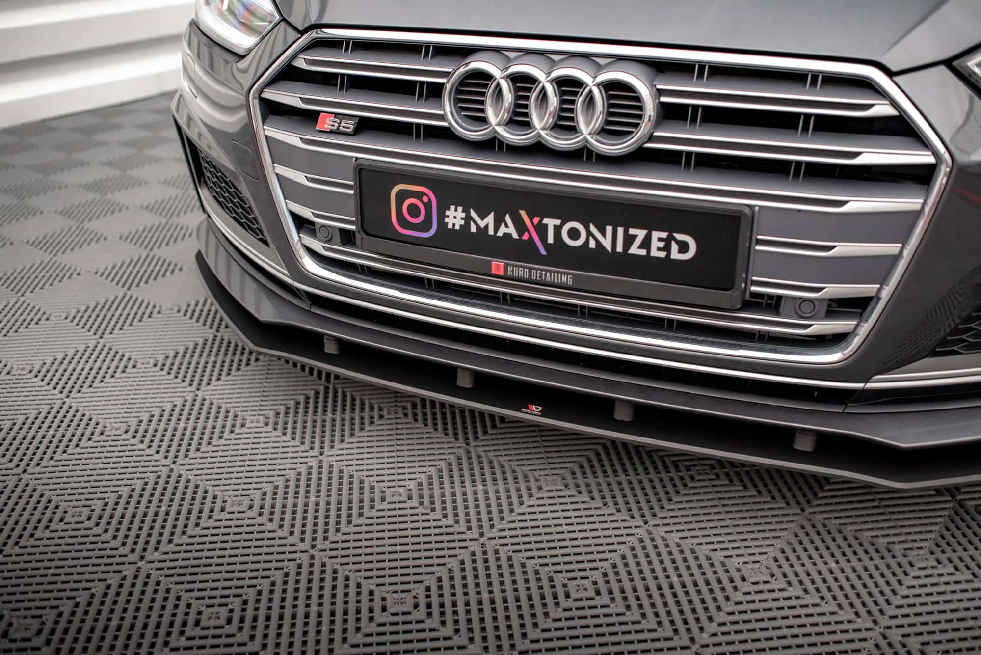 MAXTON DESIGN - STREET PRO Spoiler pod predný nárazník AUDI A5 S-LINE / S5 COUPE / SPORTBACK F5 – Obrázok 3