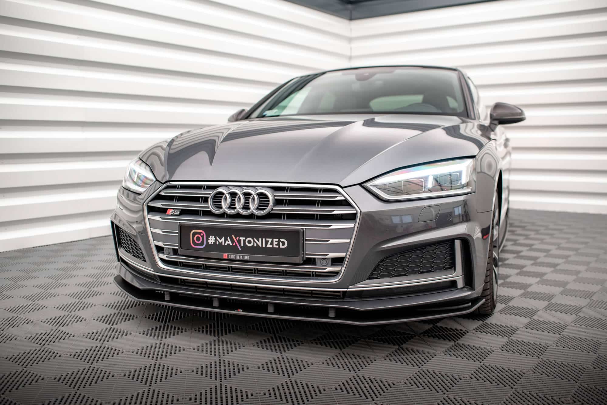 MAXTON DESIGN - STREET PRO Spoiler pod predný nárazník AUDI A5 S-LINE / S5 COUPE / SPORTBACK F5 – Obrázok 4