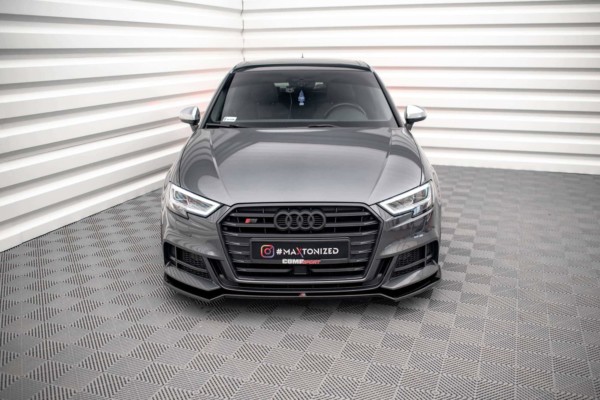 MAXTON DESIGN - Spoiler pod predný nárazník V.2 AUDI S3 SPORTBACK 8V FACELIFT – Obrázok 2