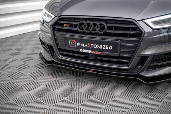 MAXTON DESIGN - Spoiler pod predný nárazník V.2 AUDI S3 SPORTBACK 8V FACELIFT – Obrázok 3