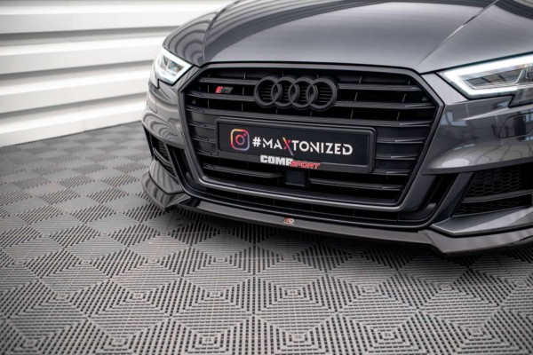 MAXTON DESIGN - Spoiler pod predný nárazník V.3 AUDI S3 SPORTBACK 8V FACELIFT – Obrázok 3