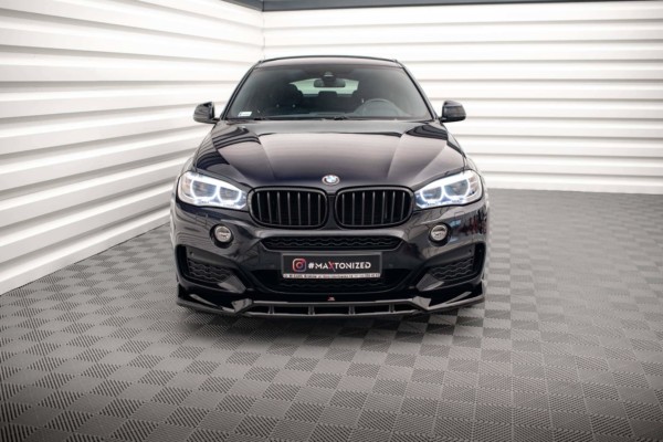 MAXTON DESIGN - Spoiler pod predný nárazník V.3 vhodné pre BMW X6 M-PACK F16 – Obrázok 2