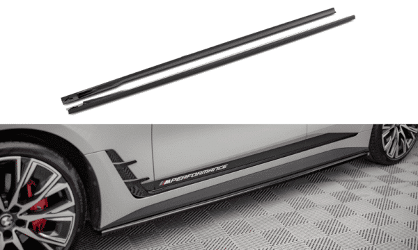 MAXTON DESIGN - Lišty pod bočné prahy V.1 vhodné pre BMW 4 GRAN COUPE M-PACK G26