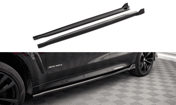 MAXTON DESIGN - Lišty pod bočné prahy V.2 vhodné pre BMW X6 M-PACK F16