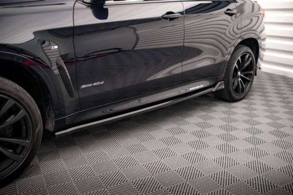 MAXTON DESIGN - Lišty pod bočné prahy V.2 vhodné pre BMW X6 M-PACK F16 – Obrázok 2