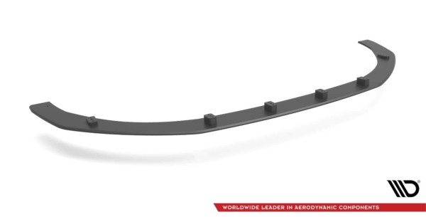 MAXTON DESIGN - STREET PRO Spoiler pod predný nárazník AUDI RS5 F5 Facelift , Čierny plast – Obrázok 2