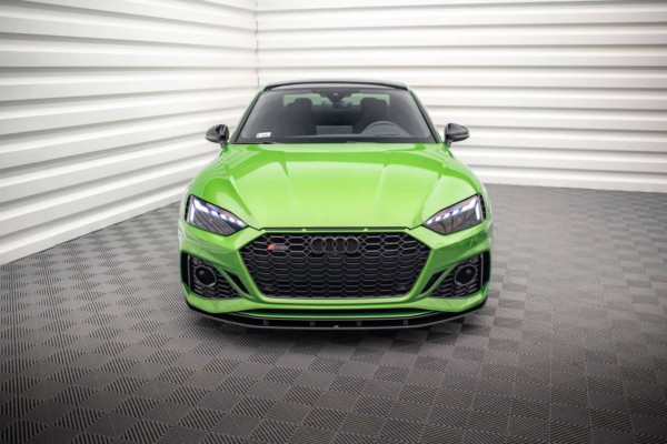 MAXTON DESIGN - STREET PRO Spoiler pod predný nárazník AUDI RS5 F5 Facelift , Čierny plast – Obrázok 3