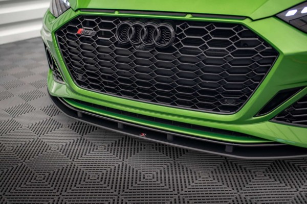 MAXTON DESIGN - STREET PRO Spoiler pod predný nárazník AUDI RS5 F5 Facelift , Čierny plast – Obrázok 4