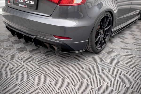 MAXTON DESIGN -STREET PRO Bočné difúzory zadného nárazníka AUDI S3 SPORTBACK 8V FACELIFT – Obrázok 2