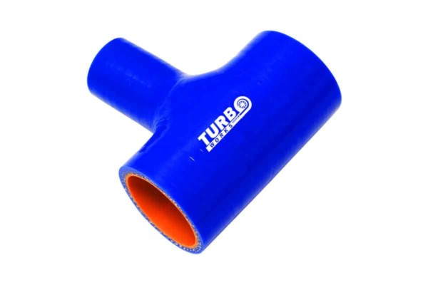Silikónová hadica T-spojka TurboWorks Pro Modrá 51-32mm