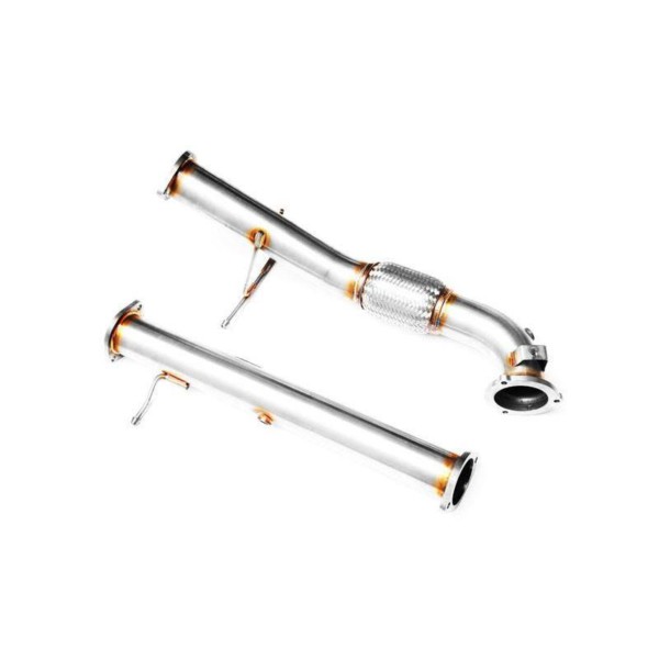 Downpipe FORD Focus RS Mk2 2.5T 3,5" Decat – Obrázok 6