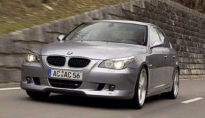 Spoiler predného nárazník a BMW E60 (PU)