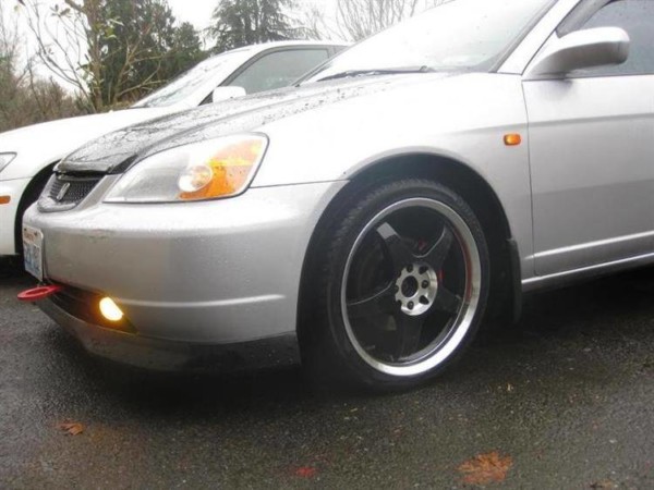 Spoiler predného nárazník a Honda Civic VII 2/4 D 01+ (ABS) – Obrázok 2