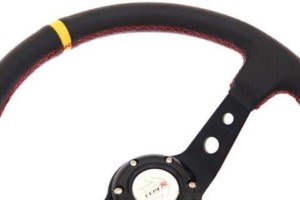 Športový volant Pro 350mm offset:80mm Leather Black – Obrázok 8
