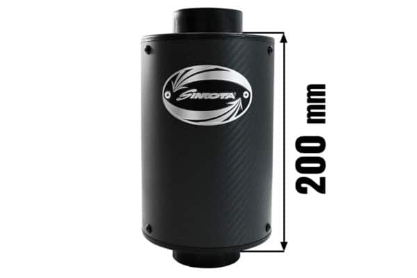 Vzduchový filter Airbox Carbon200x130 77mm