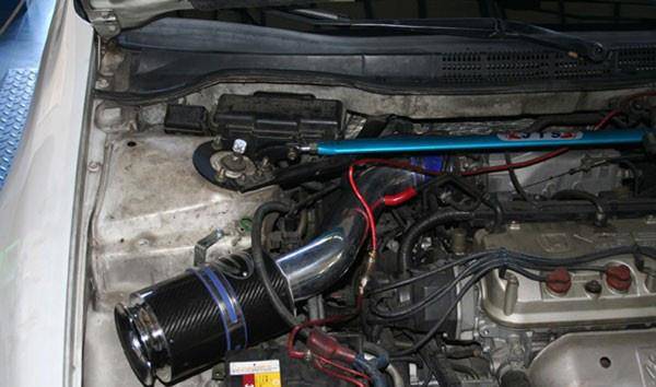 Športové sanie Simota Carbon Air Intake Honda Accord Prelude 2.2 2.3 Vtec 94-97 CBII-105 – Obrázok 5