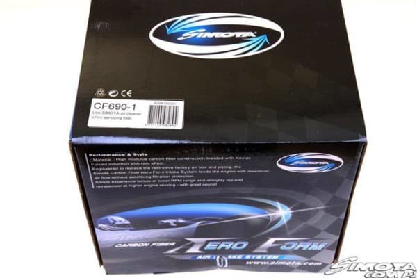 Športové sanie SimotaCarbon Fiber Aero Form Peugeot 206 RC 2.0 L4 DOHC 16V 03+ CF690-1 – Obrázok 5