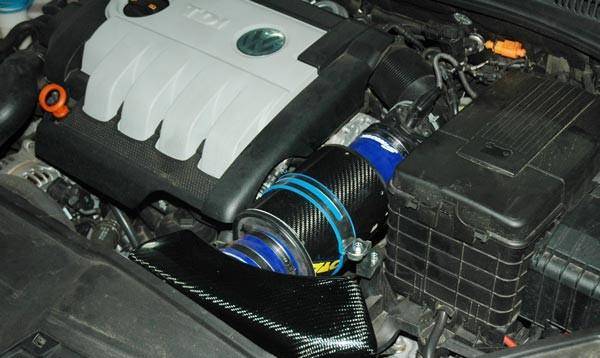 Športové sanie Simota Carbon Charger VW Passat Golf Jetta 2.0 TDI 05- Air intake CBII-715 – Obrázok 5