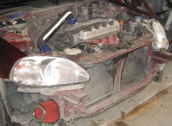 Pro Racing športové sanie Cold Air intake Honda Civic CX DX EX LX 1.6 96-98 PP-53318 – Obrázok 3