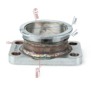 Downpipe T3 2,5" V-Band SS – Obrázok 5