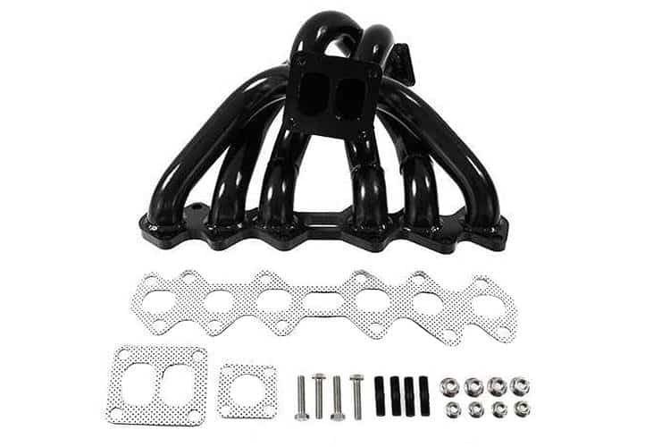 Výfukové zvody - Toyota Supra 2JZ-GTE T46 93-98 Black Steel