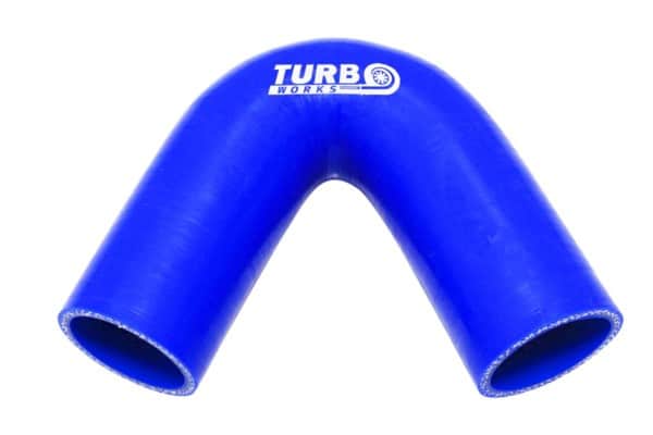 Silikónové koleno 135° TurboWorks Modré 25mm