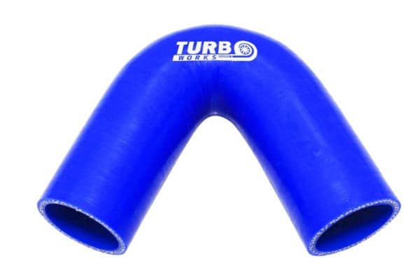 Silikónové koleno 135° TurboWorks Modré 32mm