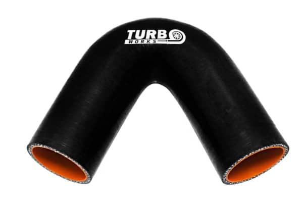 Silikónové koleno 135° TurboWorks Pro Čierne 25mm