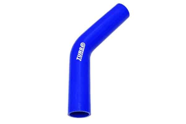 Silikonové koleno TurboWorks 45° Modré 15mm XL