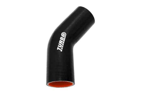 Silikonové koleno 45° TurboWorks Pro Čierne 89mm