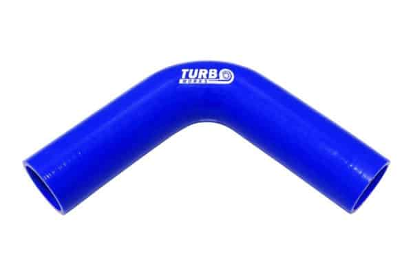 Silikónové koleno 90° TurboWorks Modré 102mm XL