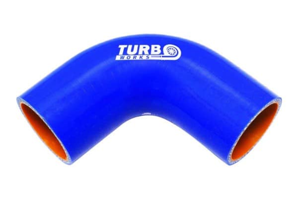 Silikónové koleno 90° TurboWorks Pro Modré 40mm