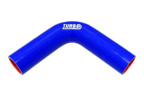 Silikónové koleno 90° TurboWorks Pro Modré 67mm XL