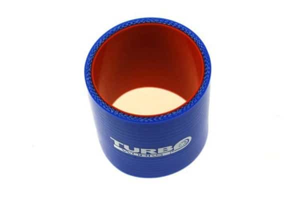 Silikónové koleno 90° TurboWorks Pro Modré 80mm XL – Obrázok 2