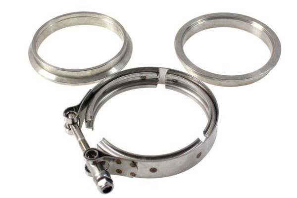 Svorka V-band 2,5" 63mm + adapters – Obrázok 2